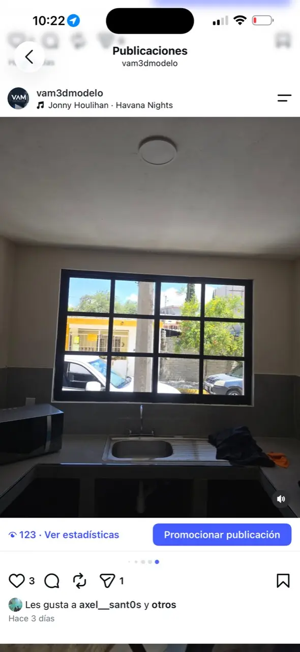 Ventanas: trabajo real de VAM