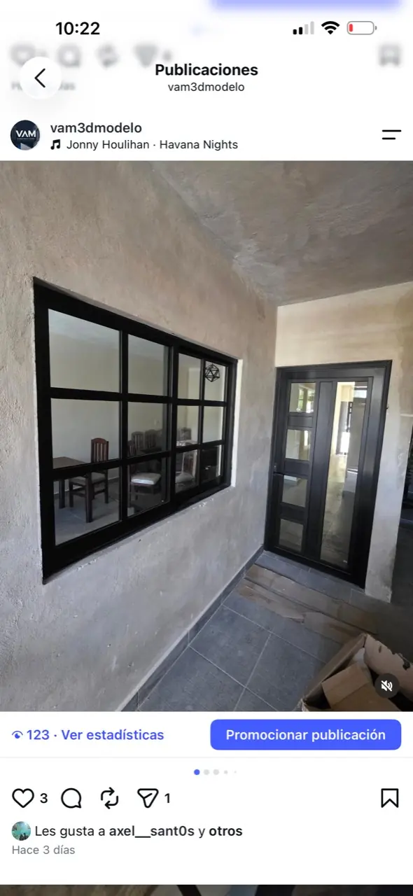 Ventana y puerta de aluminio instaladas por VAM